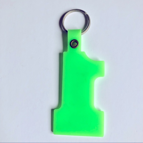 3/$15 NEW VINTAGE Keychain UNIVERSITY OF OKLAHOMA COLLEGE MEDICINE Green 4” NWOT - Picture 2 of 11